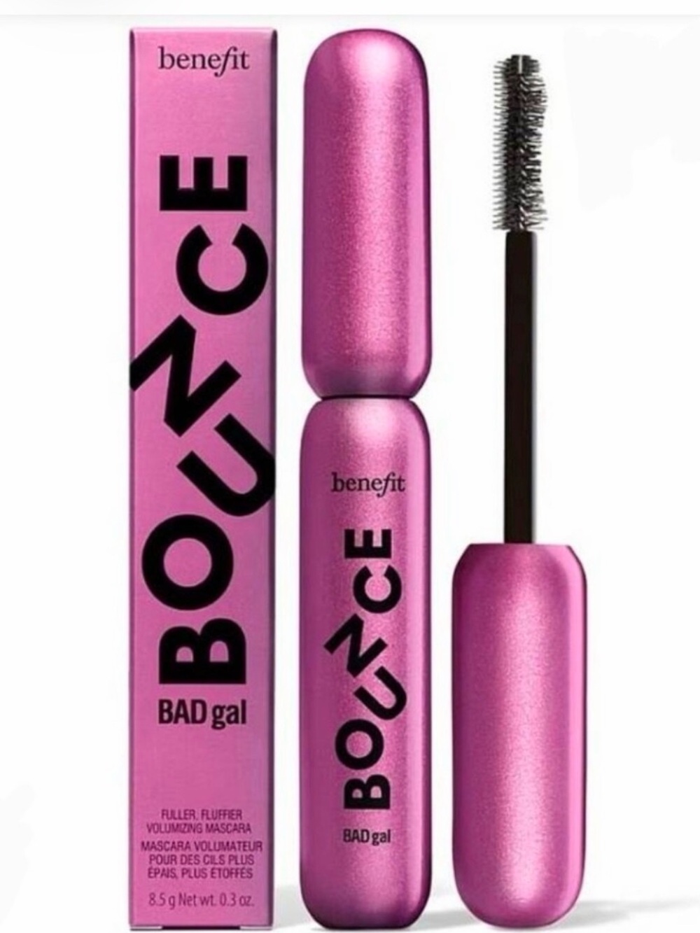 Benefit BADgal Bounce Volumizing Mascara — Metallic Pink